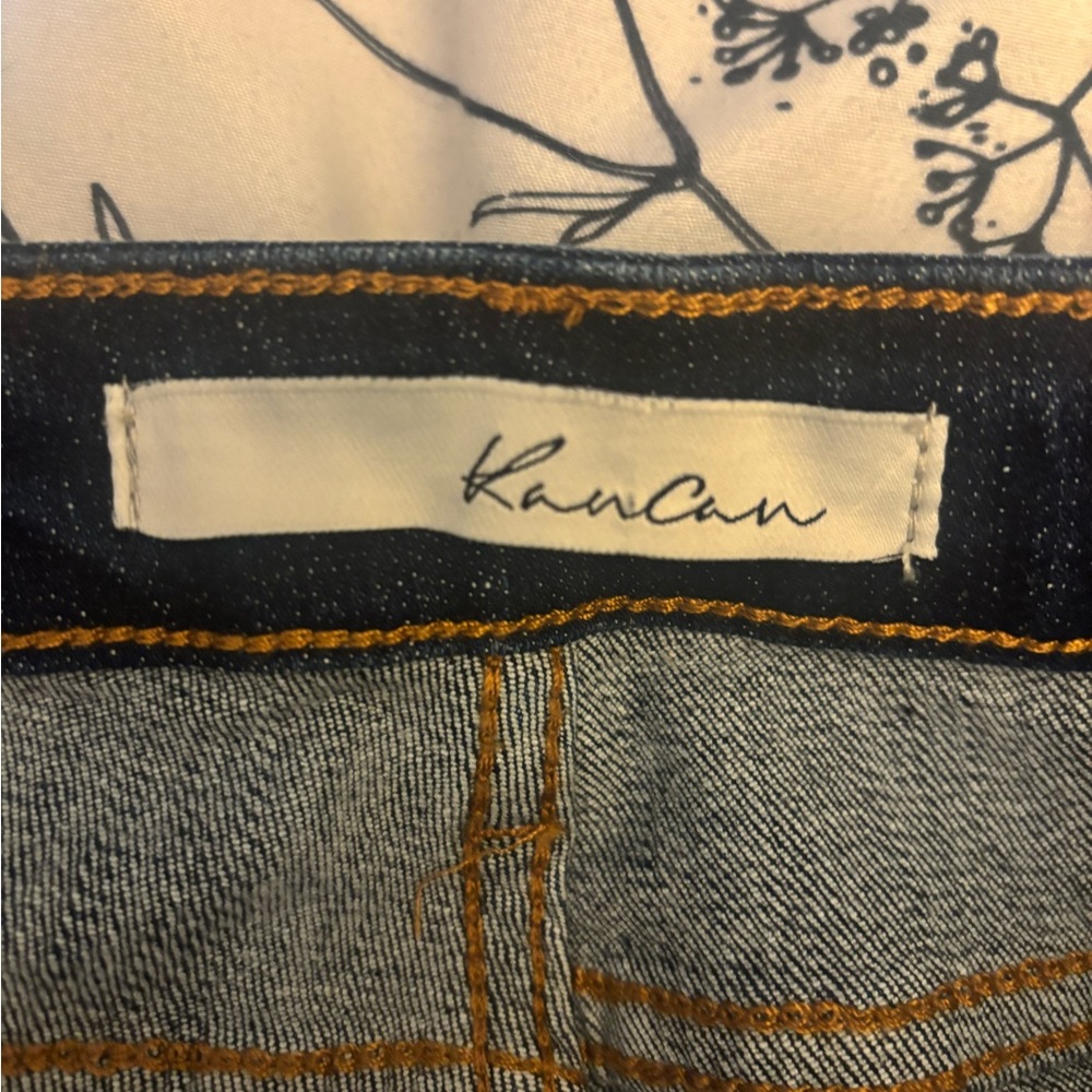 KanCan NWT Blue Skinny Low Rise Jeans with Distressed Design - Picture 5 of 6
